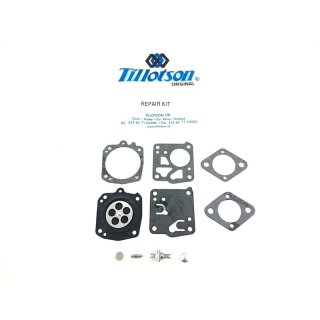 Original Tillotson Reparatursatz passend für einige Husqvarna 395XPG  nur MIT HS-300A VERGASER