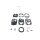 Original WALBRO Reparatursatz passend für wenige Kawasaki TG18DVX, TG24DX, TG25, TG28DX  - NUR MIT WALBRO WYJ VERGASER