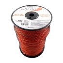 3,0 mm x 240 m Rolle - CYCLONE ALU Profi Trimmerfaden - 6-Kant (Stern) Nylonfaden orange