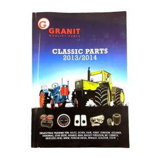GRANIT Classic Parts 2013 / 2014 - Ersatzteilkatalog für Oldtimer Schlepper, Traktoren