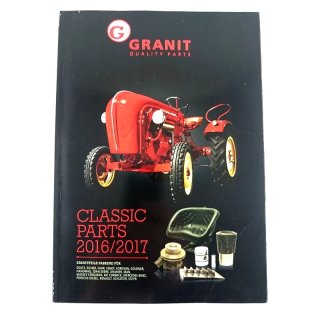 GRANIT Classic Parts 2016 / 2017 - Ersatzteilkatalog für Oldtimer Schlepper, Traktoren
