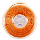 3,00 mm x 60 m - CYCLONE ALU Profi Trimmerfaden - 6-Kant (Stern) Nylonfaden orange