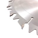 Hartmetall Kreissägeblatt - 20 Zähne - 250 mm x 1,8 mm - Zentralbohrung 20 mm - für Freischneider