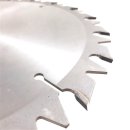 Hartmetall Kreissägeblatt - 20 Zähne - 250 mm x 1,8 mm - Zentralbohrung 25,4 mm - für Freischneider