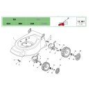 170 mm Kunststoffrad (Vorderrad) passend für Vergl.Nr GGP STIGA Castelgarden 481007317/0, 381007336/0, 81007336/0, 1136-0770-01