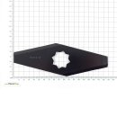 18,7 cm Flachmesser / Häckslermesser passend für Viking Vergleichs-Nr.: 142186 ; 60017020200