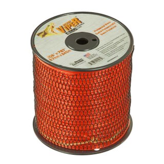 2,70 mm x 240 m - VIPER ALU Profi Trimmerfaden - Rund Nylonfaden orange