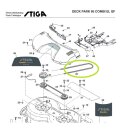 STIGA Keilriemen 1134-9187-02  / 135062025/1  - ersetzt...