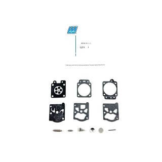 Original WALBRO Reparatursatz passend für einige Husqvarna T425 mit WT-804 Vergaser