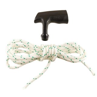 SET: Startergriff mit Starterseil 4,5 mm x 230 cm