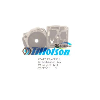 Original Tillotson Xchange Z-DG-021 Membransatz C3A Vergaser passend für Vergl.Nr: Zama GND-21