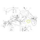 STIGA 382004604/3 Messerschaltzug J92 (H) - Bowdenzug für 92er Mähwerk Einschaltung
