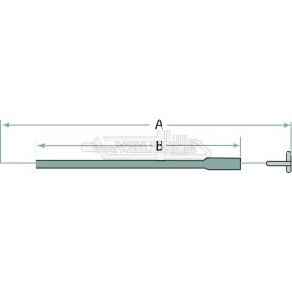 Massey Ferguson Stop-Knopf Abstellzug Für MF 35, 135, 148 – Originalgetreu