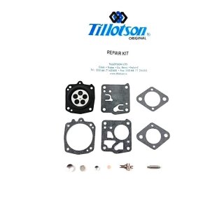 Original Tillotson Reparatursatz passend für wenige Dolmar PC-6200, PC-7300, POWER CUTTER, PS-6001i, PS-6800i, PS 9010 - mit HS Vergaser z.B. HS-187A ; HS-236E