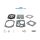 Original Tillotson Reparatursatz passend für einige Husqvarna 165RX, 185K, 265, H266, H268, H480 - mit HS Vergaser z.B. HS-121A ; HS-224A