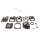 Original Walbro Reparatursatz passend für wenige SHINDAIWA 300S, E300, F18, T18 - nur mit WYM Vergaser z.B. WYM-1A ; WYM-4