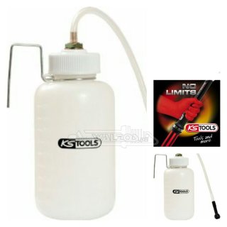 KS TOOLS 1,0 Liter Bremsflüssigkeits Auffangflasche Bremsflüssigkeit Auffang Behälter