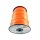 2,4 mm x 360 m Rolle - CYCLONE ALU Profi Trimmerfaden - 6-Kant (Stern) Nylonfaden orange