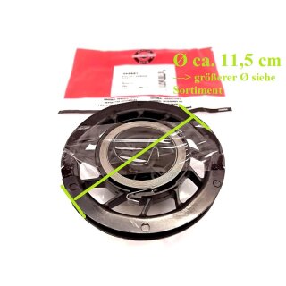 Original Briggs & Stratton ca. 115 mm Seilscheibe mit Feder 499901 - Seilrolle für Sprint, Classic & Quattro Motor