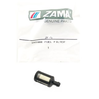 Original ZAMA ZF-5 Saugkopf mit Filz - Benzinfilter für Motoren ab 30 ccm - Anschluss 6,35 mm