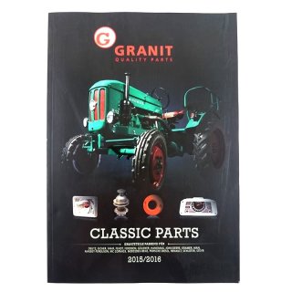 GRANIT Classic Parts 2015 / 2016 - Ersatzteilkatalog für Oldtimer Schlepper, Traktoren