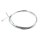 Bowdenzug Seil 250 cm - Ø 2,5 mm - mit Zylindernippel 6x5 mm
