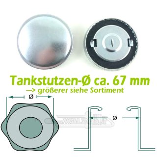 67 mm GRANIT Tankdeckel passend für Vergleichs-Nr.3221253R1 Case IH - Tankstutzen-Ø (mm): 67