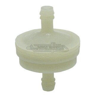 Kraftstofffilter weiss passend für Vergl.Nr: Briggs & Stratton 394358 - 75 Mikron