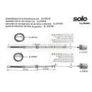 SET- SOLO universal Kraftstoffschlauch 6063340 kürzbar für einige Modelle mit Kraftstofffilter