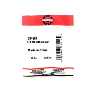 Original Briggs & Stratton 394681 Schwimmernadelventil Kit passend für Vergl.Nr: John Deere LG394681