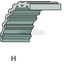 Mähwerk Reparatursatz 102 cm - 2x Messer 52 cm, 2x Messerhalter, 1x Zahnriemen - Set Twin Cut 102 / TC102