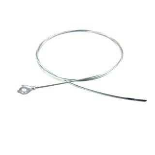 Bowdenzug Seil 200 cm - Ø 2,5 mm - mit Ringöse innen 6,5 mm