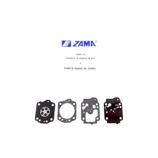 Original ZAMA Membransatz GND-74 RC1 / RC2 Vergaser wie RC1-M45, RC1-M46, RC2-M47,  RC2-M48
