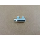 Schraubnippel mit Doppelbefestigung (2x M5 Schraube) - für Bowdenzug / Seilzug bis Ø 3,0 mm