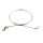 SET - Bowdenzug Seil 250 cm - Ø 1,5 mm - mit S-Haken und Schraubnippel durchsteckbar